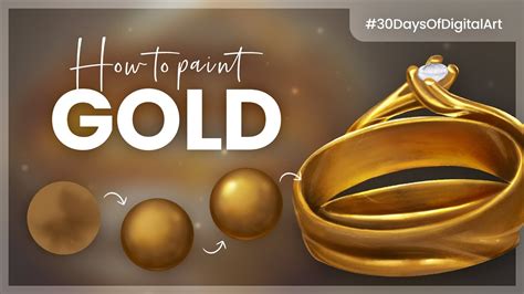 repaint gold jewelry|how to paint gold rings.